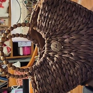 Wicker Brown Tote
